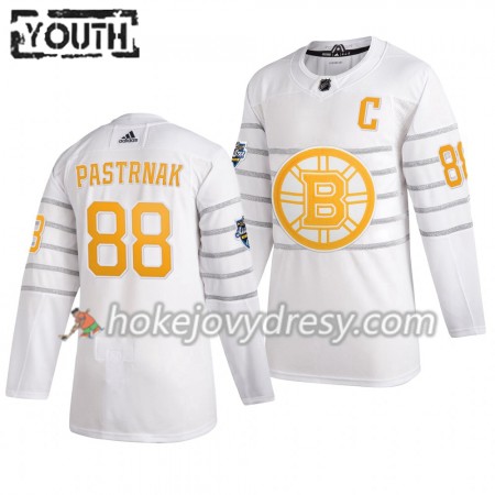 Dětské Hokejový Dres Boston Bruins David Pastrnak 88 Bílá Adidas 2020 NHL All-Star Authentic